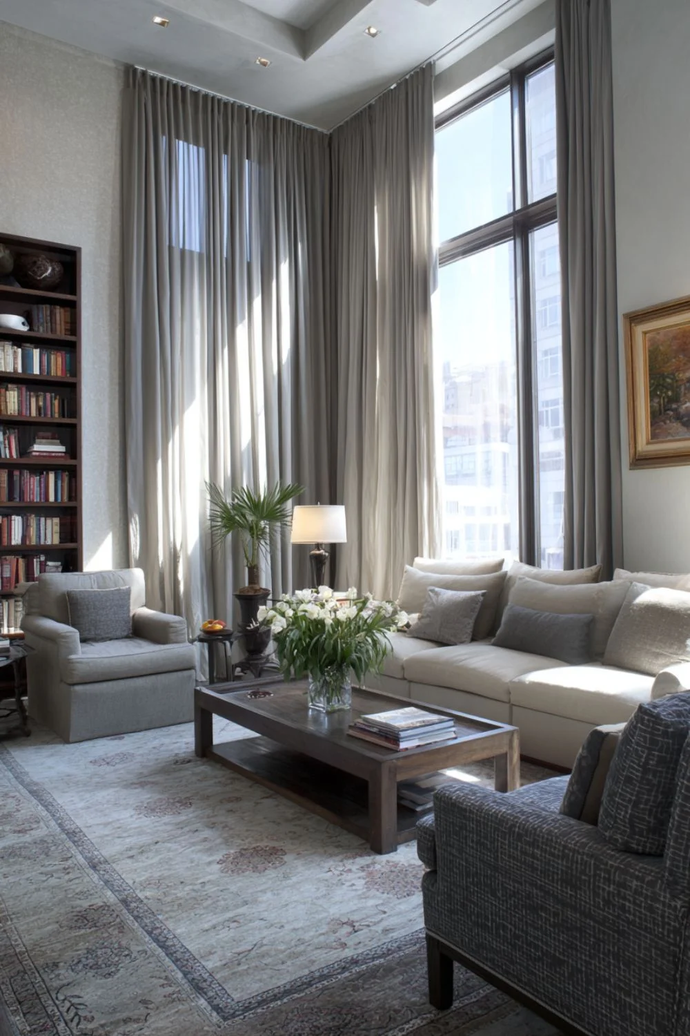Grey Curtains Living Room