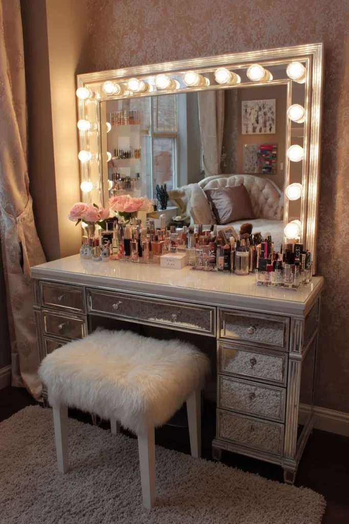 Hollywood Mirror Glam Station