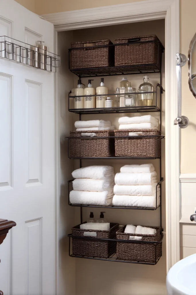 Install Over-the-Door Storage Racks