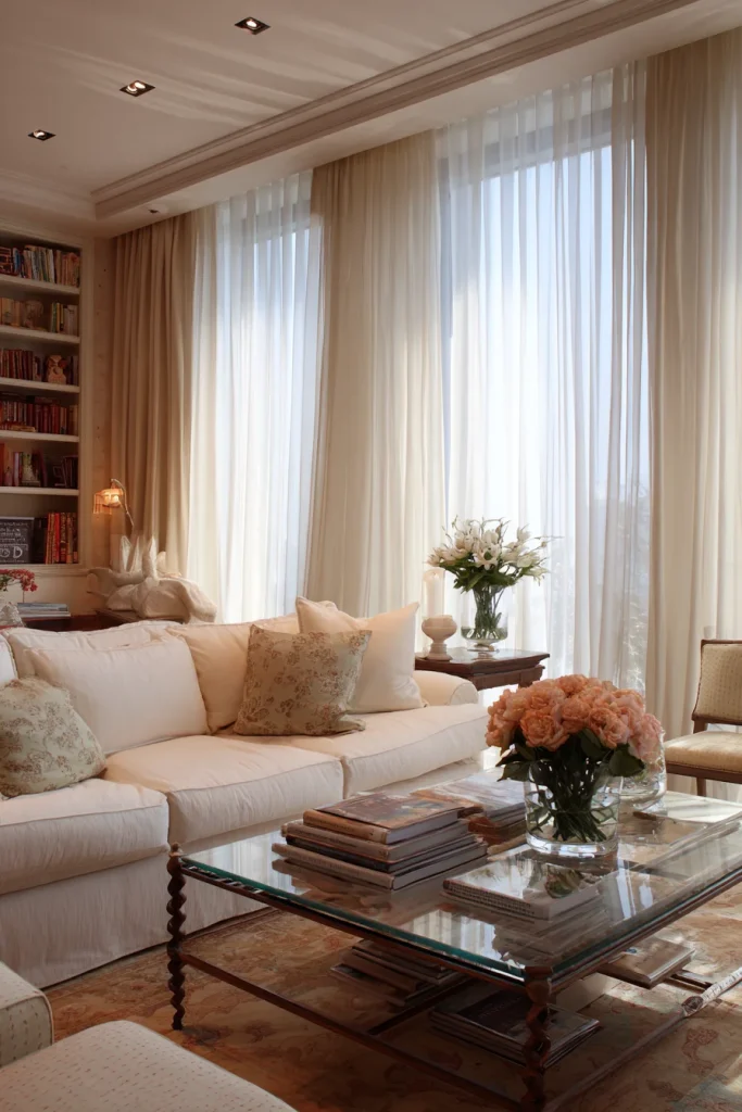 Layer with Sheer Panels