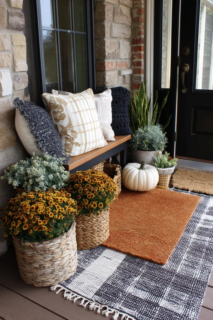 Layered Doormats Look