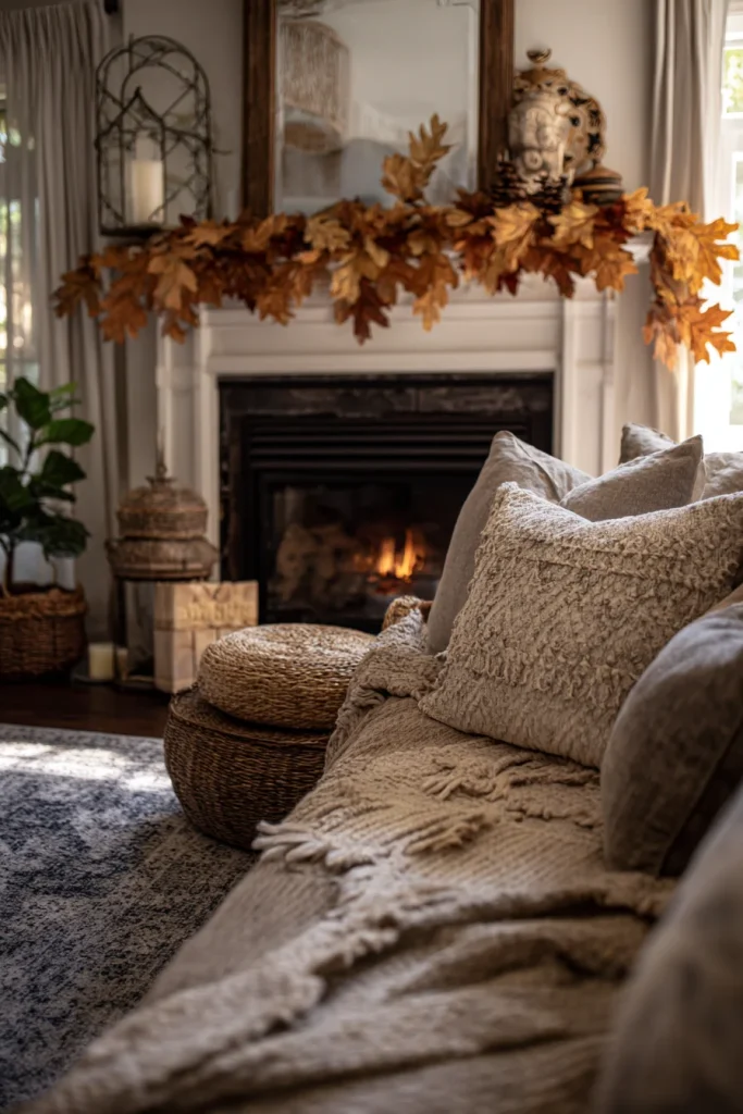 Leaf Garland for Mantel