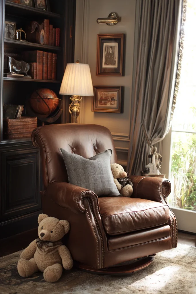Leather Rocking Chair