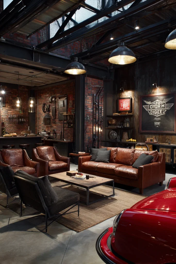 Lounge Zone with Leather Seating
