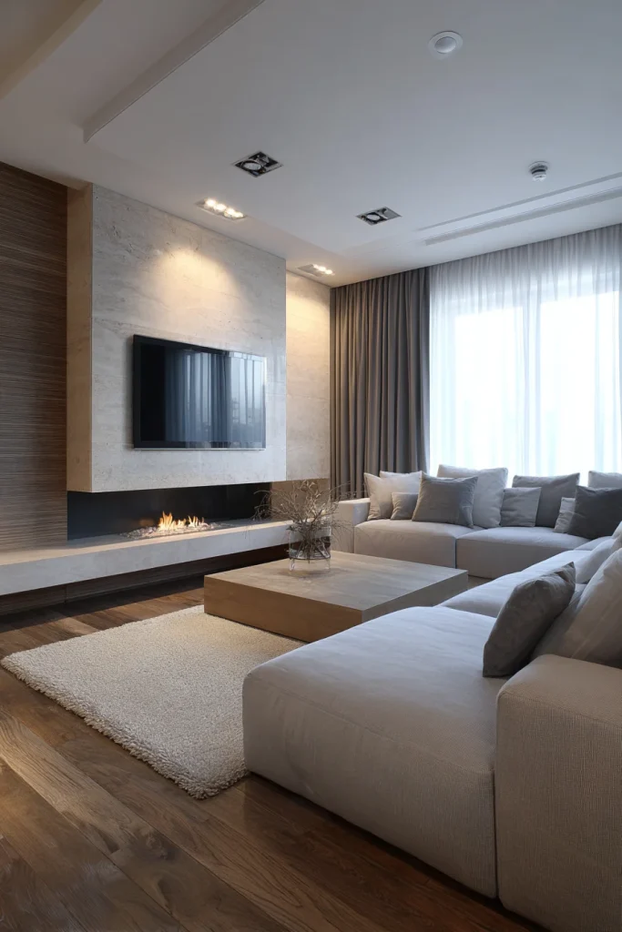 Minimalist Media Walls