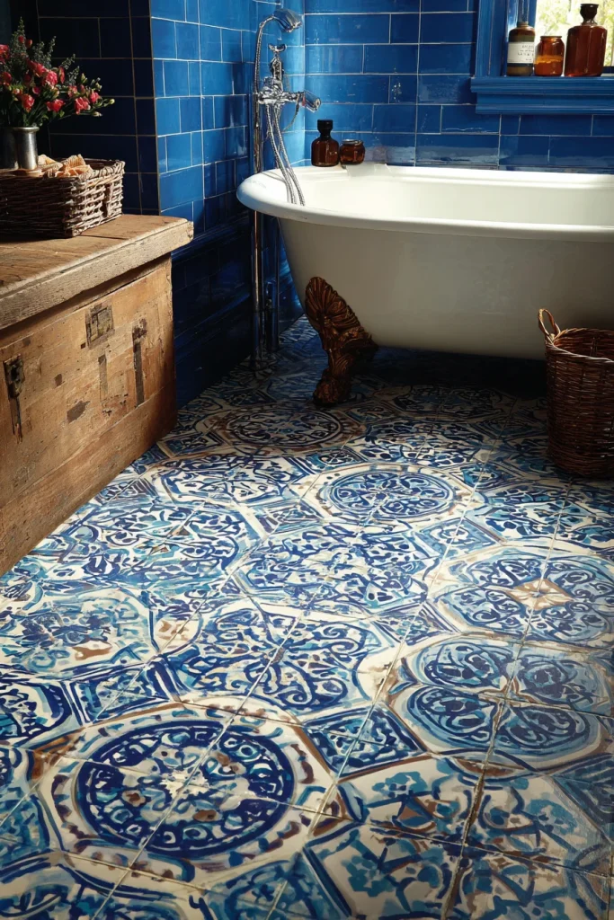 Moroccan-Inspired Patterned Tiles