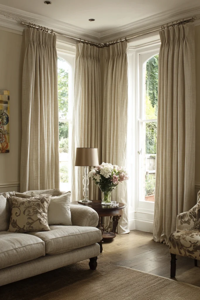 Neutral Linen Curtains