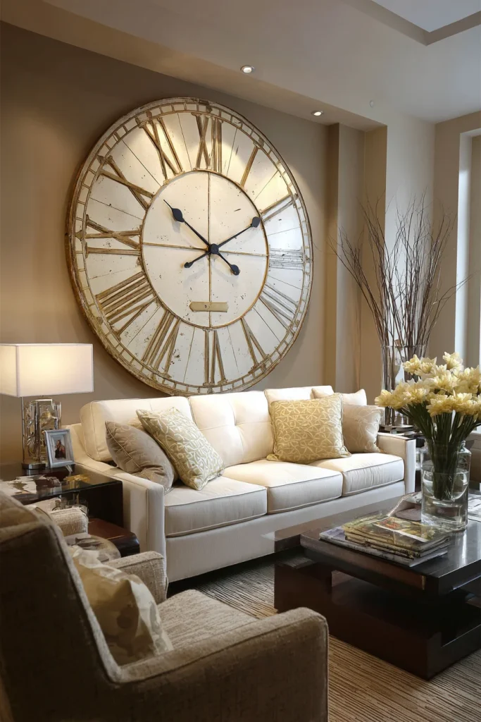 Oversized Wall Clock Statement
