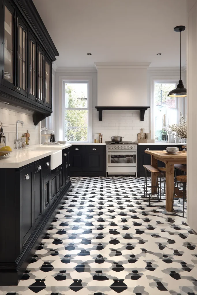 Patterned Floor Tiles