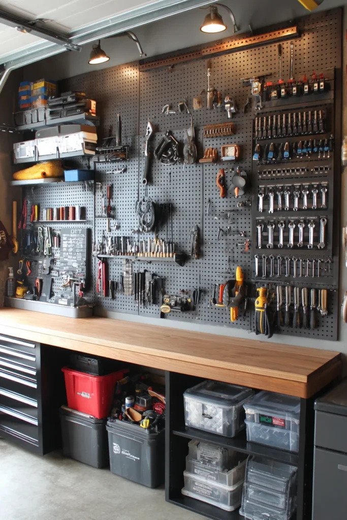Pegboard Bar Tool Wall