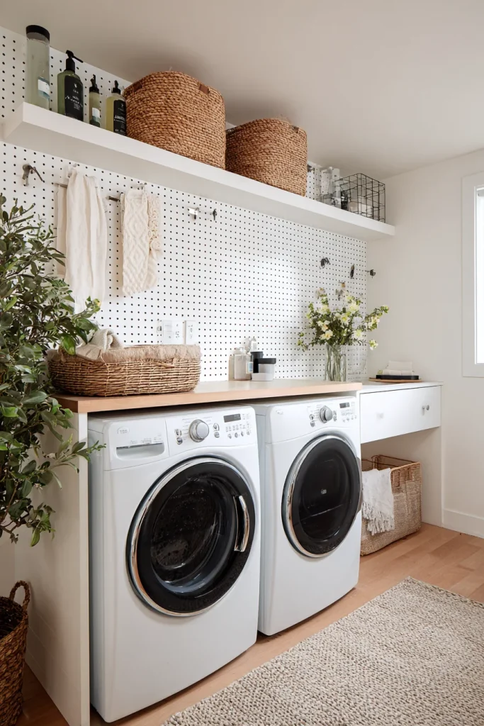 Pegboard Storage Wall