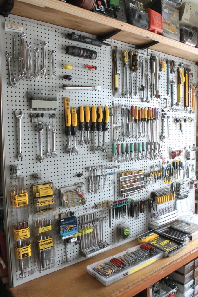 Pegboard Tool Wall