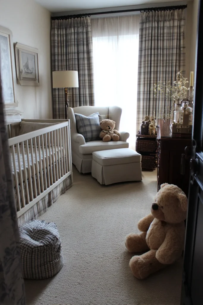 Plaid Accents and Textiles