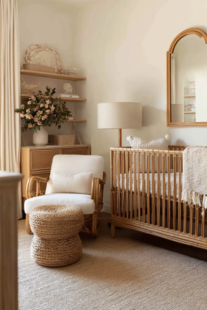 Rattan and woven pieces