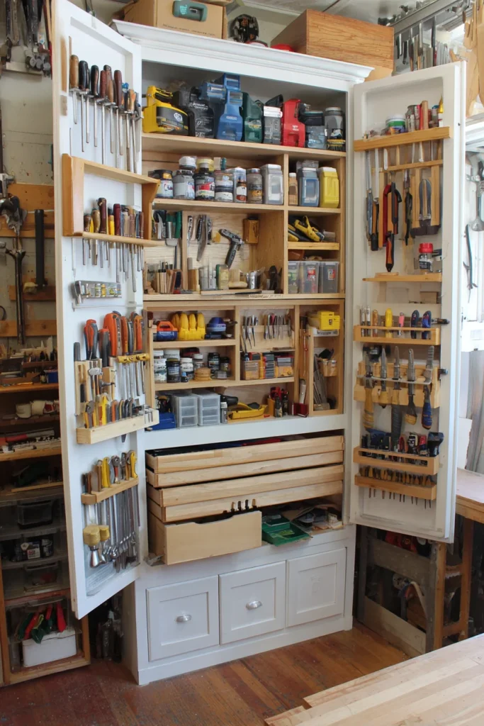 Repurposed Pantry Cabinet