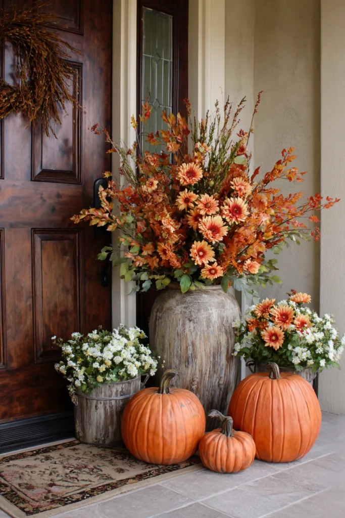 Rustic Pumpkin Arrangements