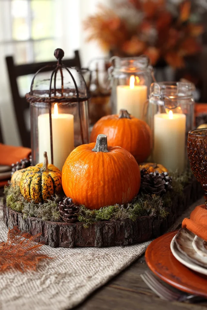 Rustic Pumpkin Centerpiece