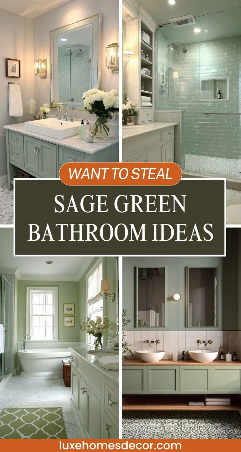 Sage Green Bathroom Ideas