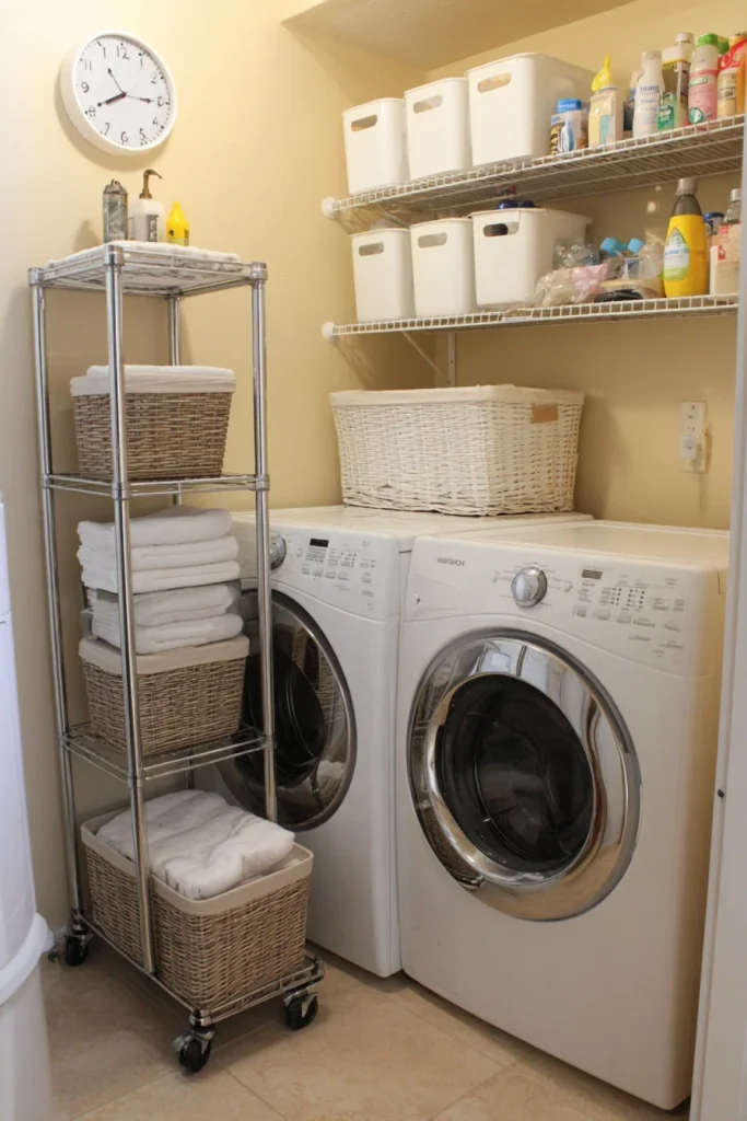 Slim Rolling Storage Cart