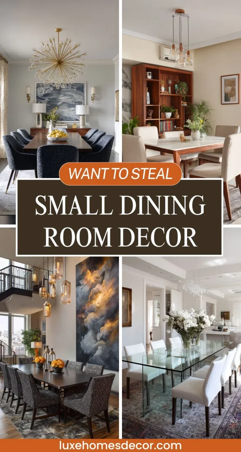 Small Dining Room Decor Ideas
