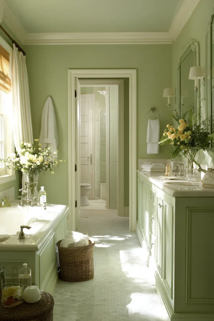 Soft Sage Green Walls