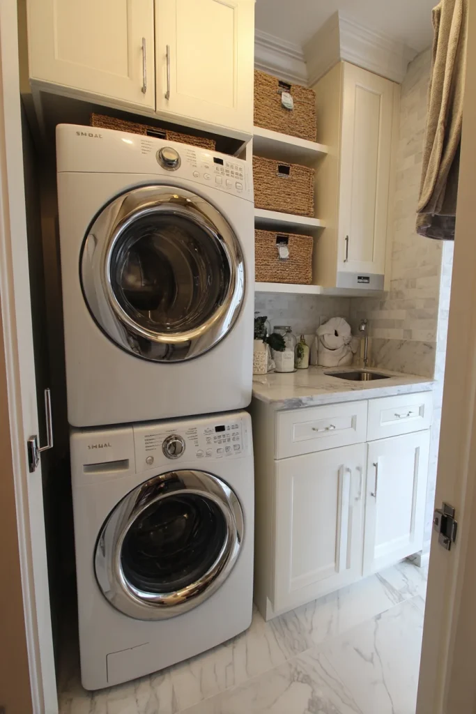 Stacked Washer and Dryer