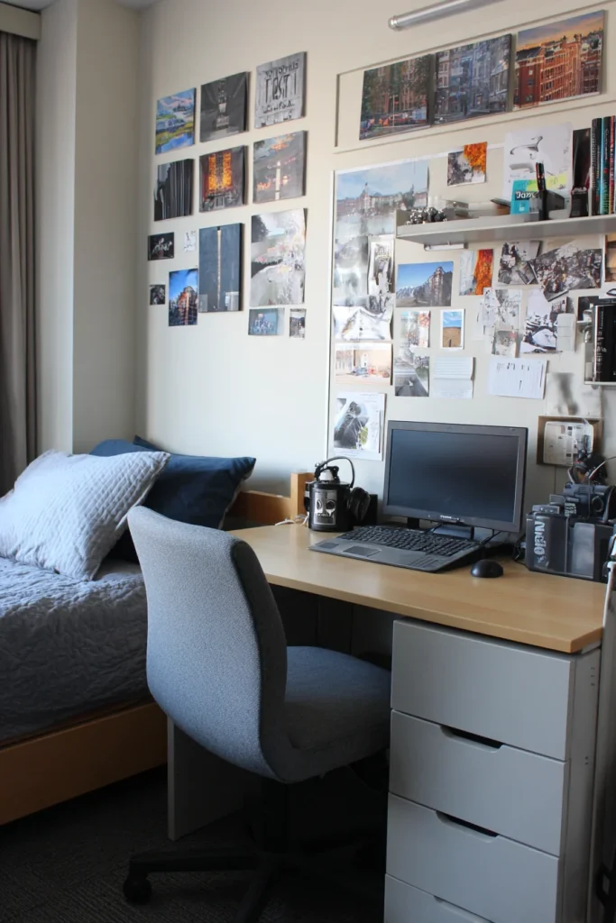 Tech-Friendly Desk Area