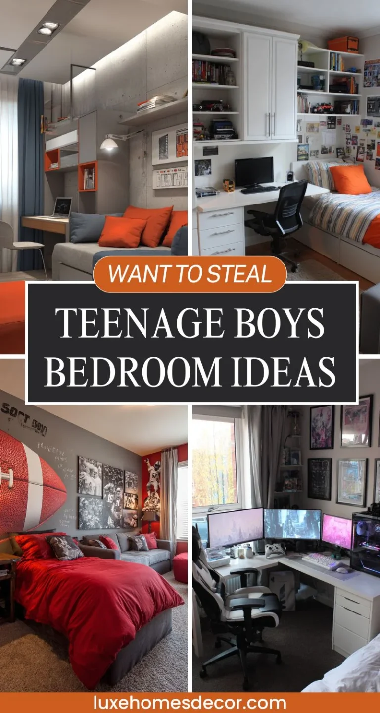 Teenage Boys Bedroom Ideas