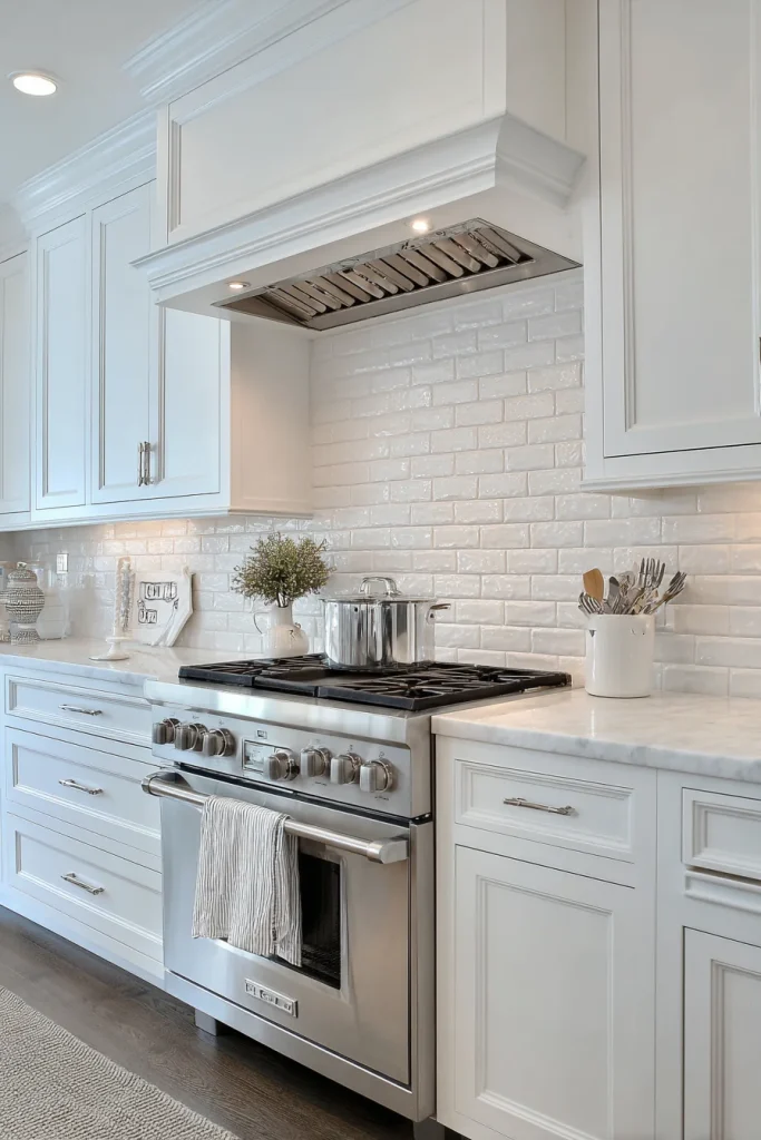 Textured White Brick Style