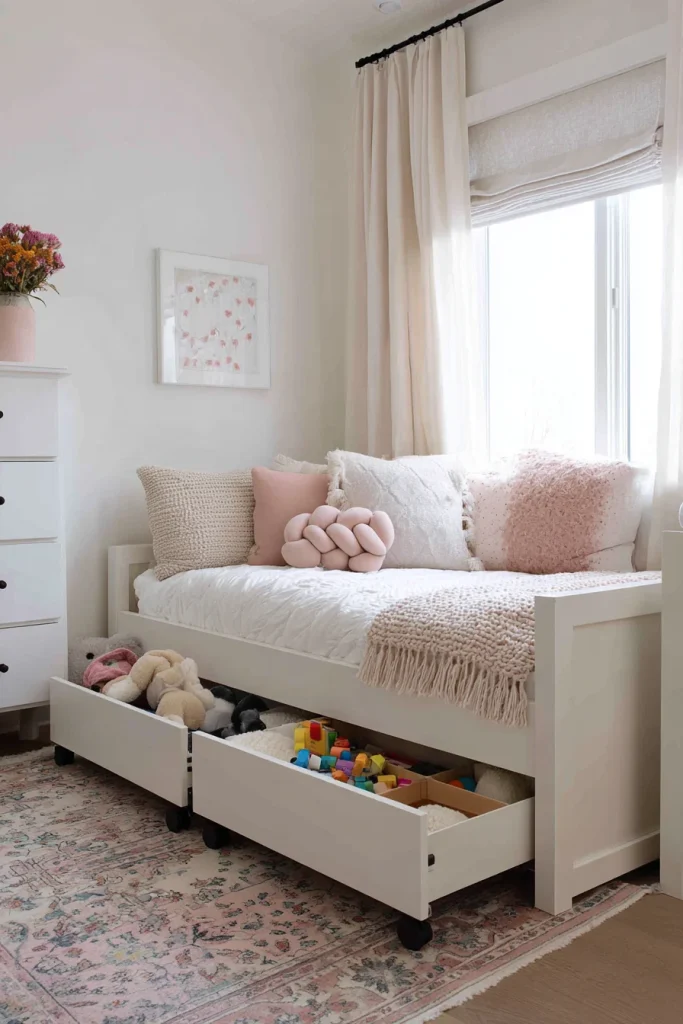Under-Bed Rolling Drawers