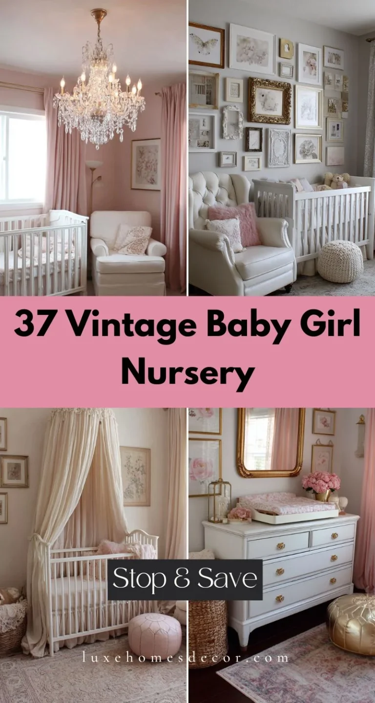 Vintage Baby Girl Nursery