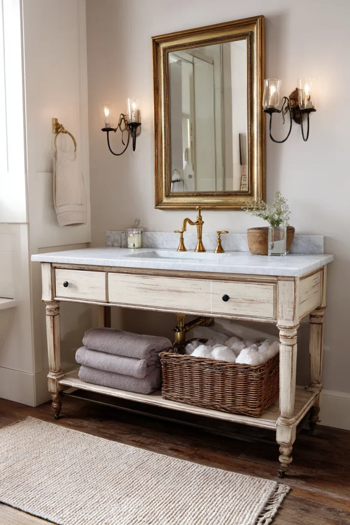 Vintage Console Vanity