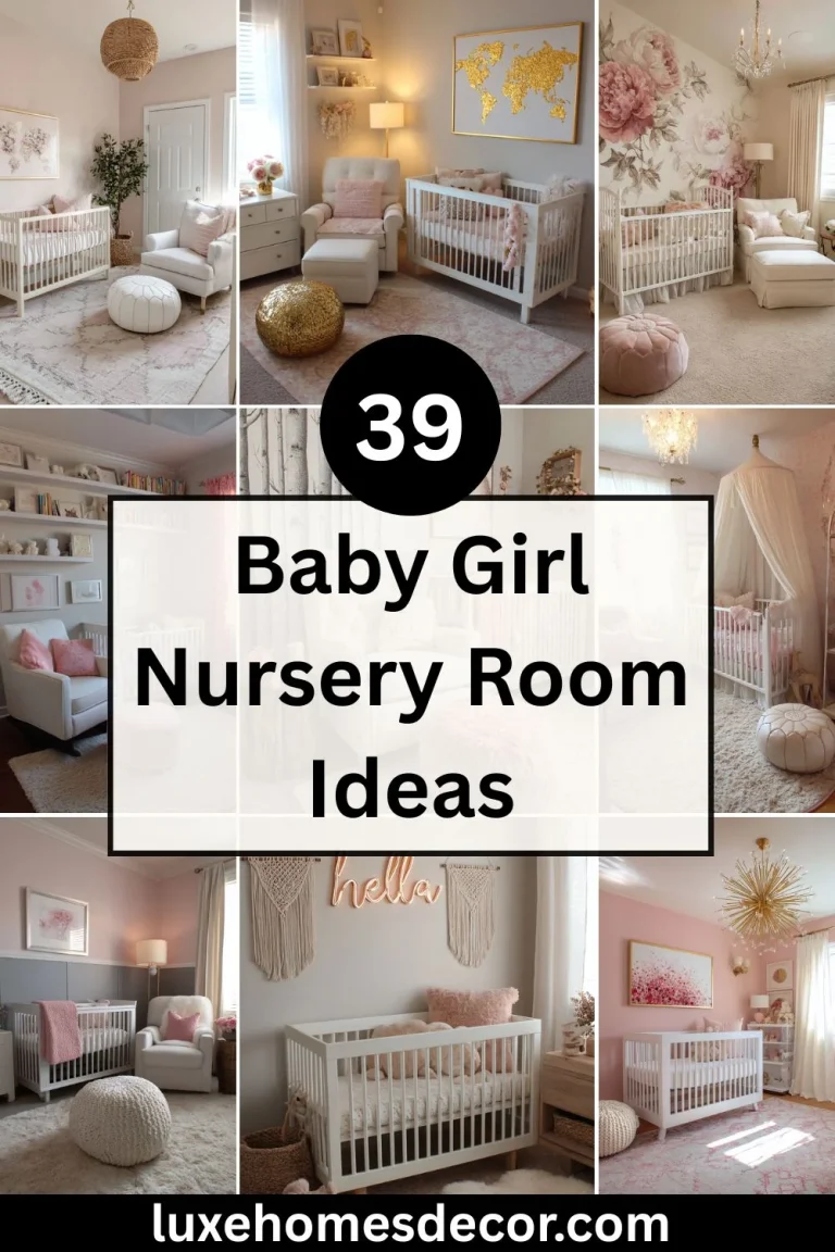 baby girl nursery room ideas