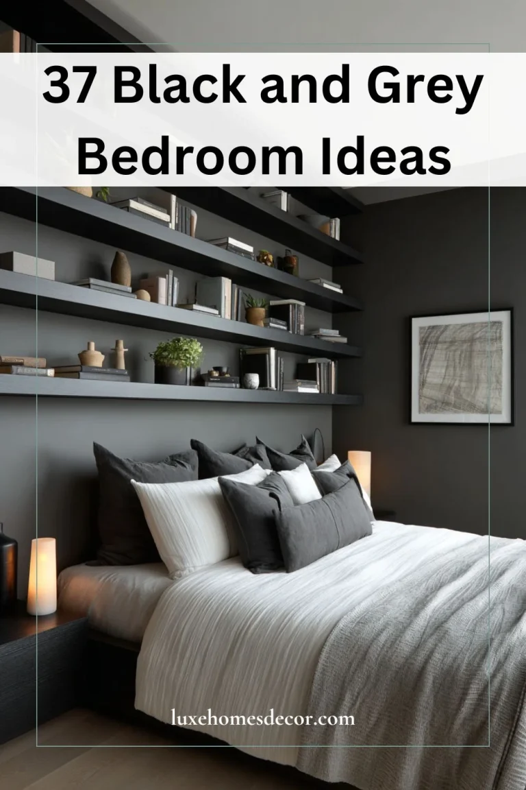 black and grey bedroom ideas