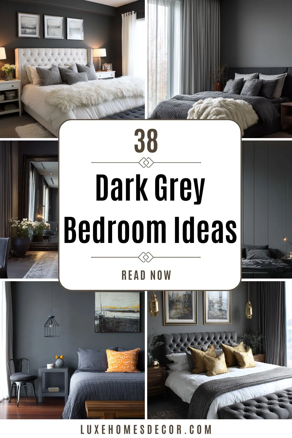 dark grey bedroom ideas