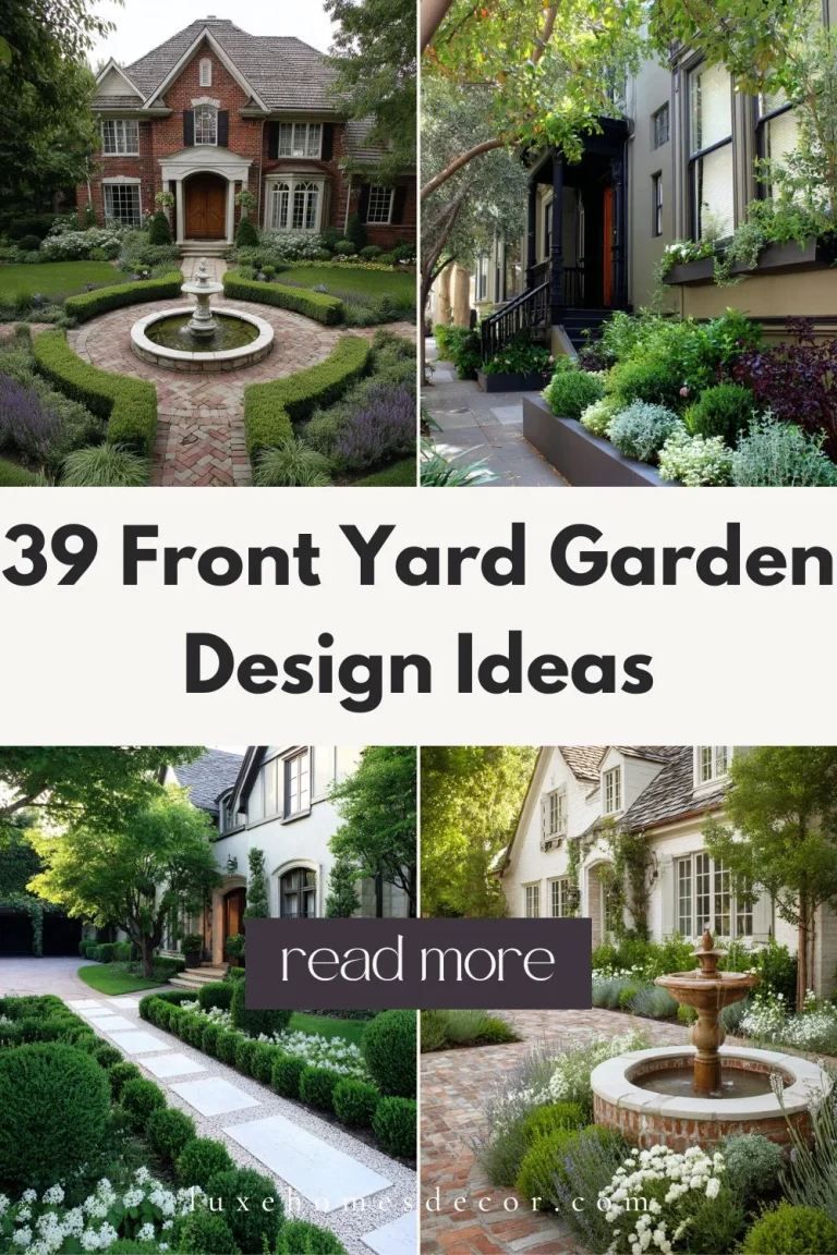 front yard garden design
