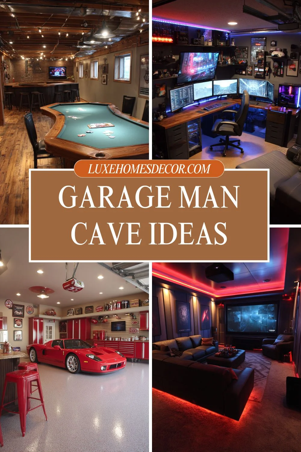 garage man cave ideas