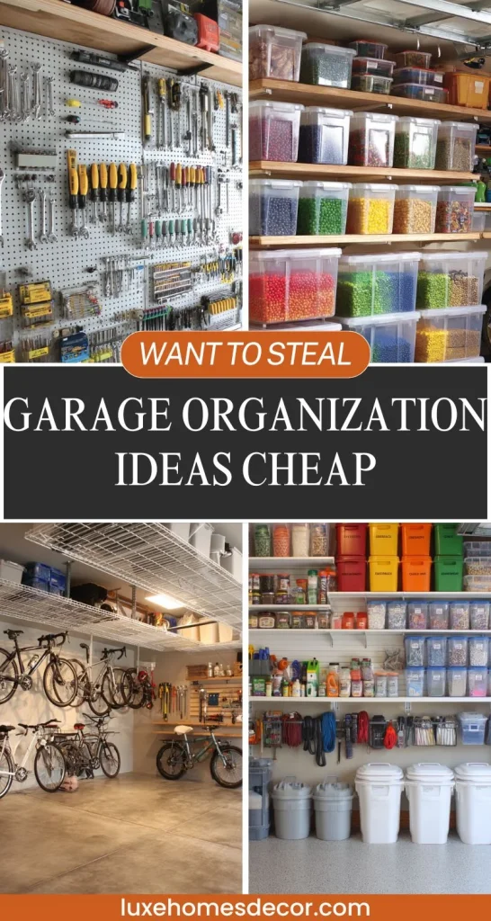 garage organization ideas cheap