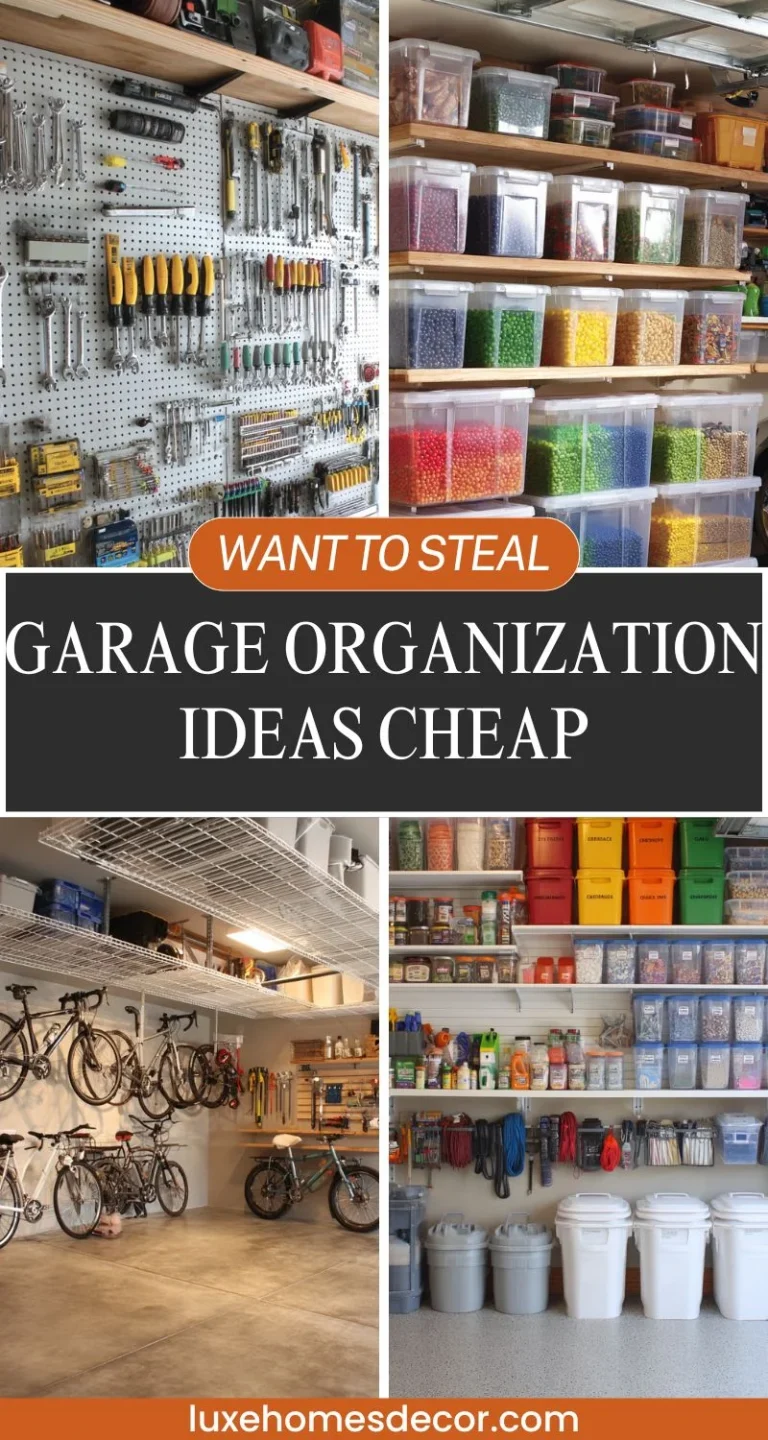 garage organization ideas cheap