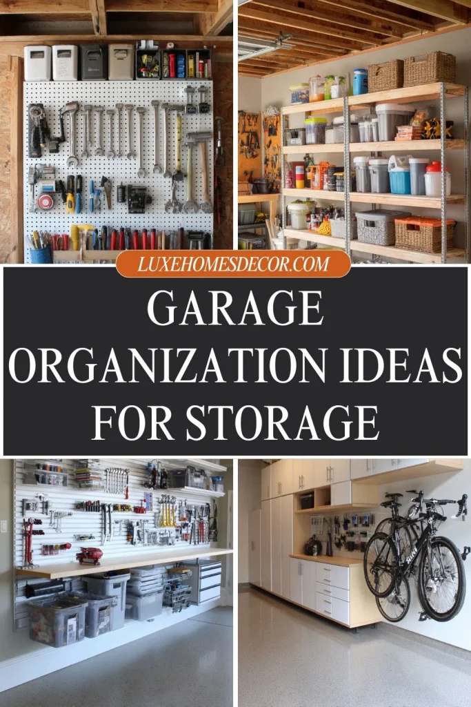 garage organization ideas storage