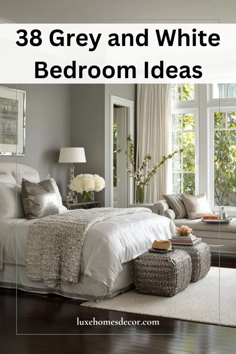 grey and white bedrtoom ideas