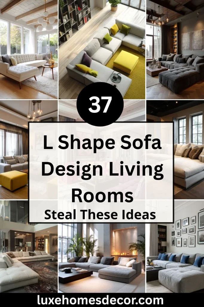 l shape sofa design living room