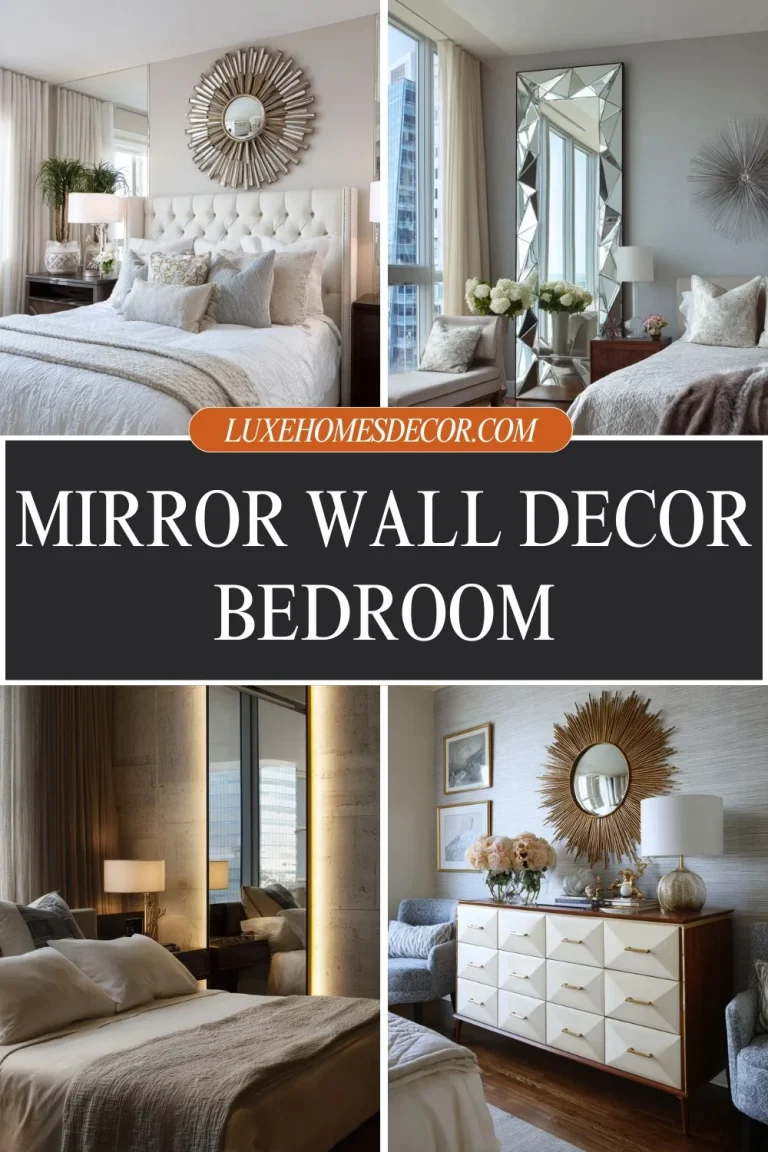 mirror wall decor bedroom