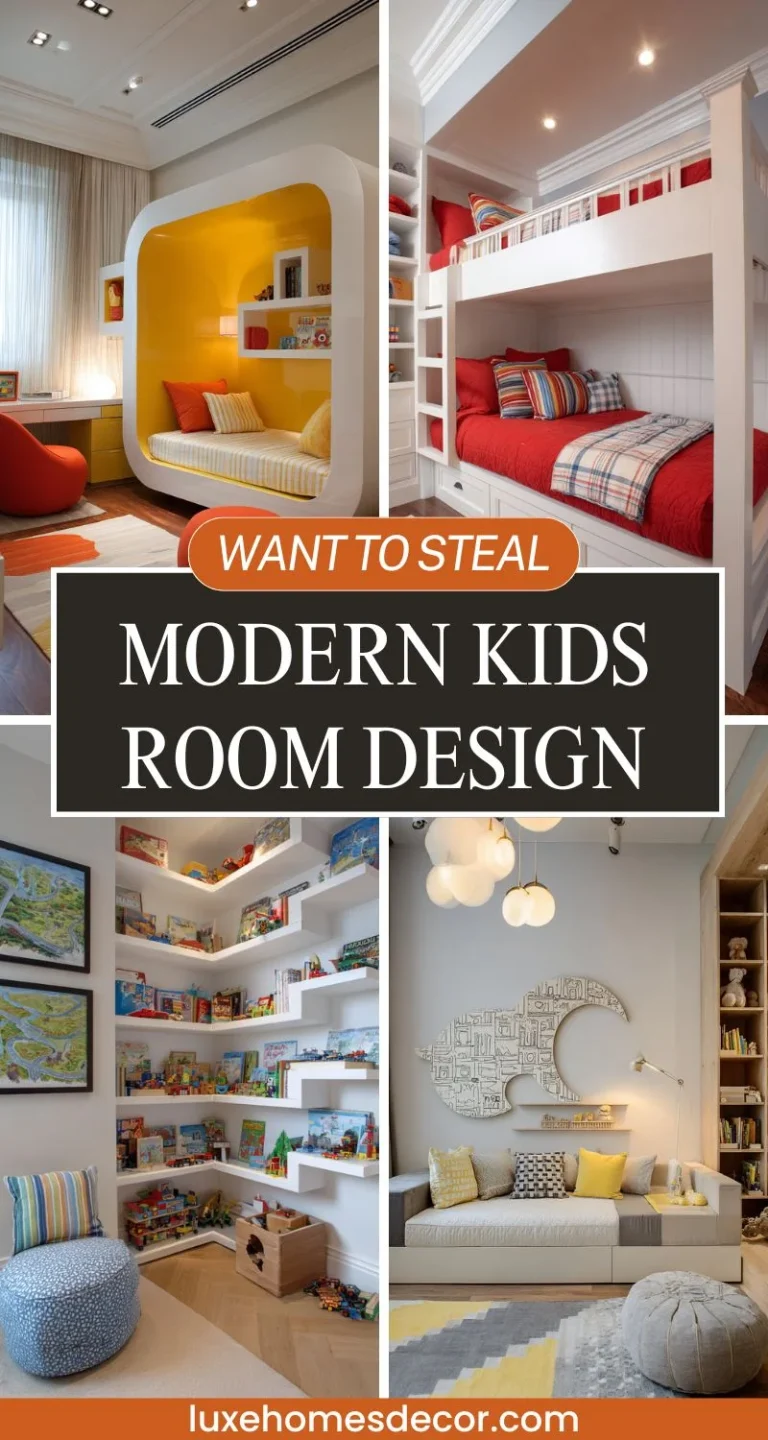modern kids room design