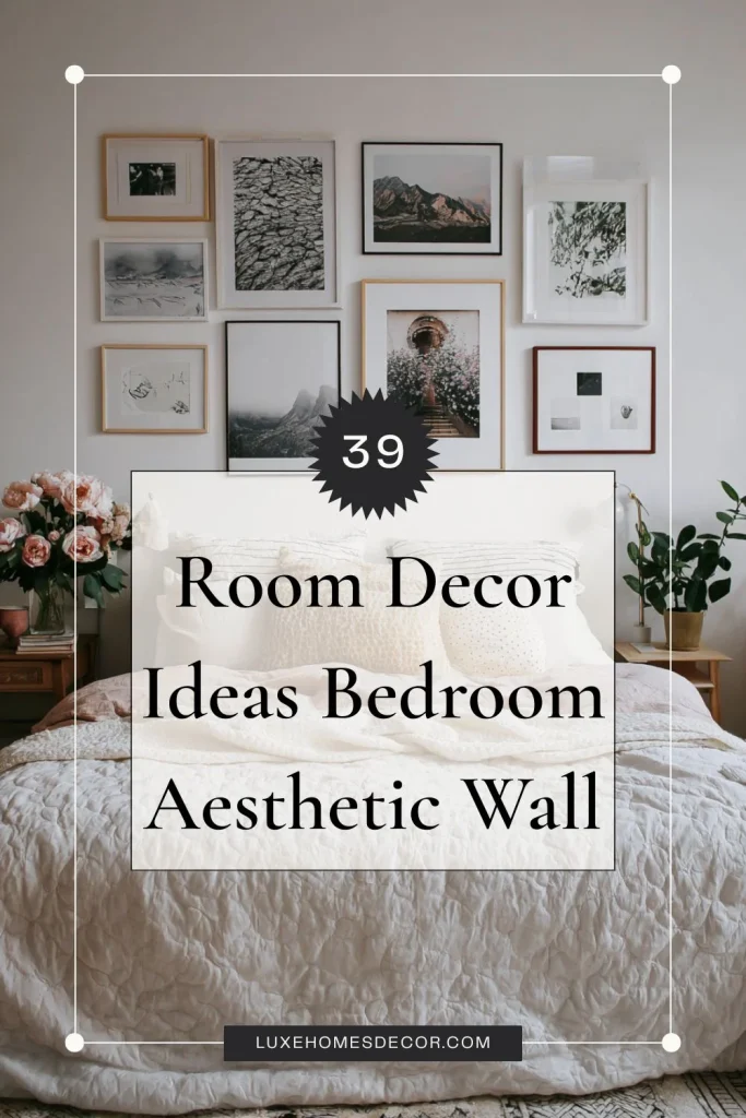 room decor ideas bedroom aesthetic wall