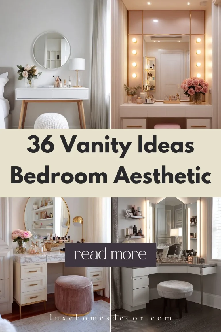 vanity ideas bedroom aesthetic