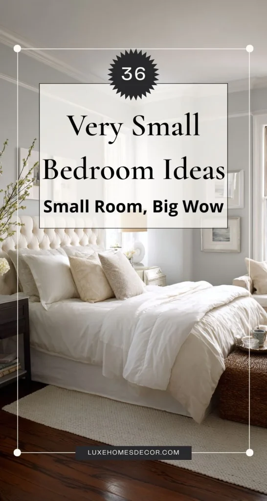 very small bedroom ideas
