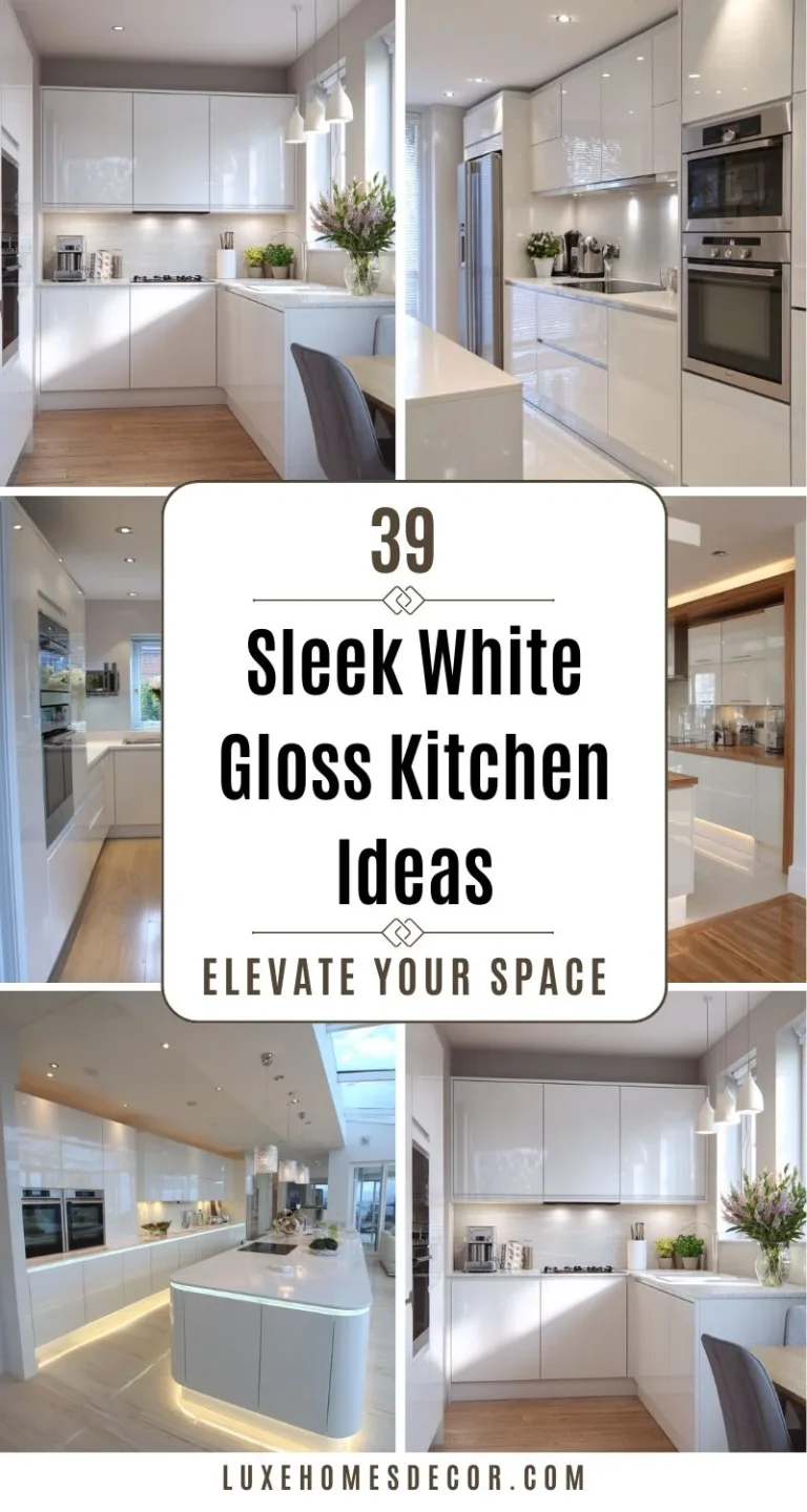 white gloss kitchen ideas