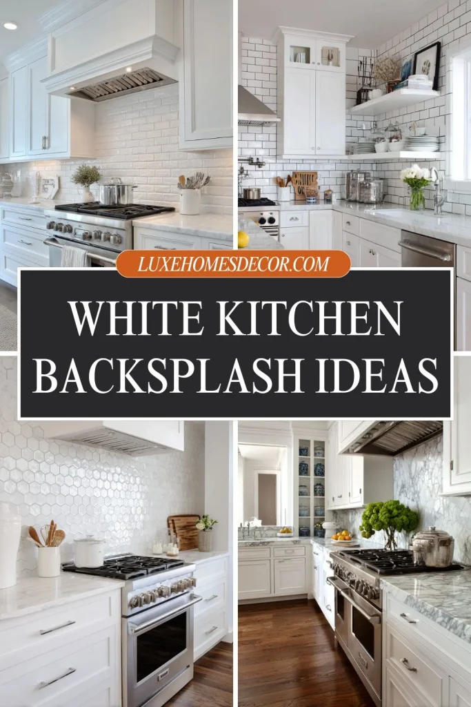 white kitchen backsplash ideas
