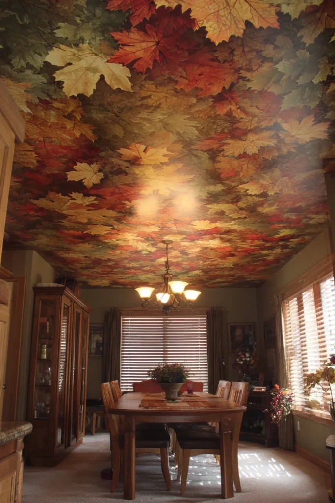 Autumn Leaf Ceiling Murals